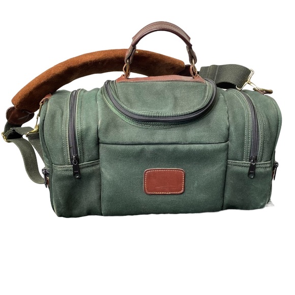 Orvis Bags Orvis Canvas Leather Camera Bag Shoulder Strap Battenkill Style Travel Carry On